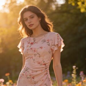 Ralph Lauren Floral Midi Dress